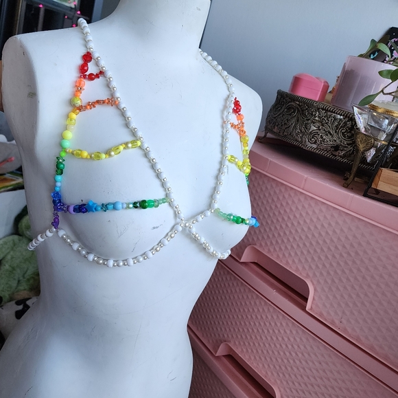 Rainbow bead bikini - Picture 4 of 5